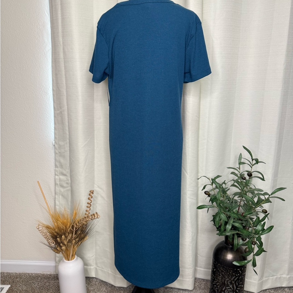 dip Teal Maxi Dress - Picture 3 of 6